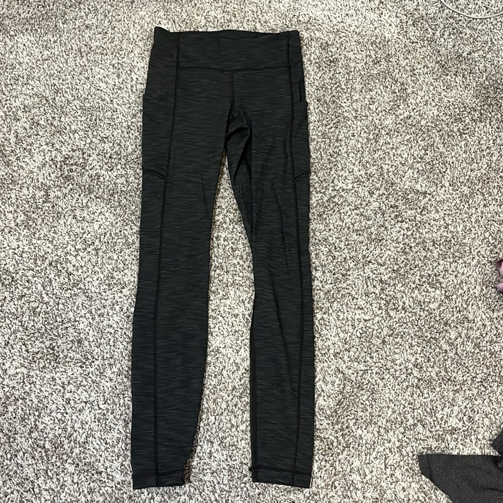 Lululemon Grey Leggings Size 4 Brand New